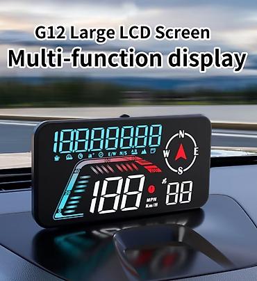 GPS za auto: GPS HUD brzinomer za automobil – G12 Univerzalni GPS displej visoke — 5