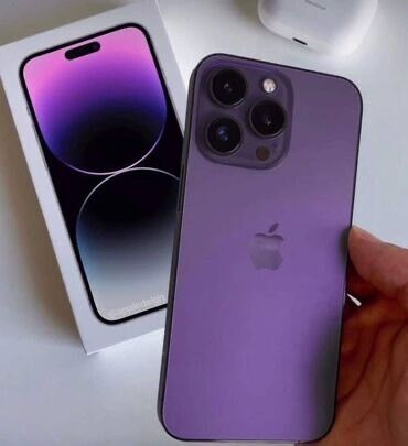 iphone 8 işlənmiş: IPhone 14 Pro, 128 GB, Deep Purple, Face ID