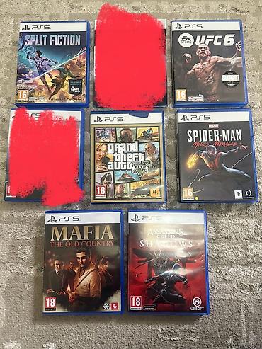 UFC 6 - 4300 сом Split fiction - 2700 сом Mafia - 2000 сом