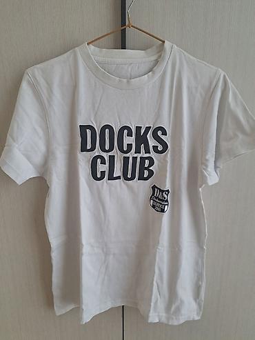 Футболки: Ağ rəngli qısaqoll T‑shirt 14-15 yaşa (İtaliya), boy 162 sm - Ön — 1