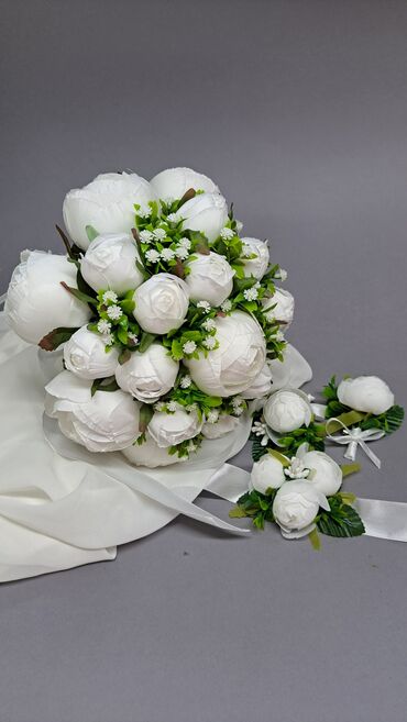 свадебные украшение: Свадебные букеты из искусственных цветов. Нежные, красивые и никогда
