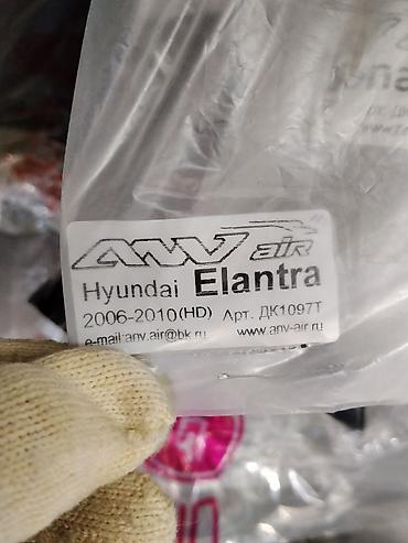 тонир: Ветровики (дефлекторы окон) ANV Air для Hyundai Elantra (HD), годы — 1