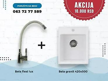 Sudopere: Granitna sudopera + slavina 💥 Veliki izbor granitnih sudopera u setu — 12