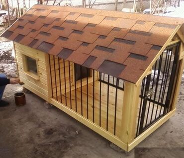 Qəfəslər: Məhsul: İt üçün açıq havada volyer və taxta it evi - Konstruksiya — 11