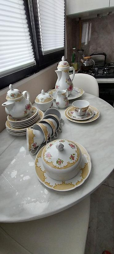 cay: Çay dəsti, rəng - Ağ, Farfor — 2
