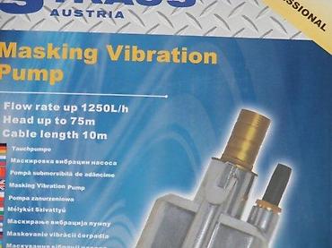 Ostali alati i mašine: Straus Austria potapajuća vibraciona pumpa ST/VBP-3704AM - Tip — 3