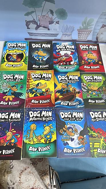ловля рыбы: Продаю серию из 13 книг на английском языке Dog Man(каждая выходит по — 1