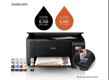Принтеры: МФУ струйное Epson L3250 Epson L3210 (A4, printer, scanner, copier