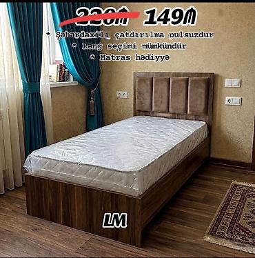Yeni, Təknəfərlik çarpayı, Bazasız, Matras ilə lalafo.az -da Yeni, Təknəfərlik çarpayı, Bazasız, Matras ilə