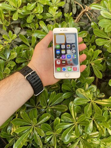 Apple iPhone: IPhone 7, 32 GB, Çəhrayı, Zəmanət, Barmaq izi, Face ID