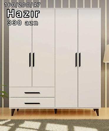 Dolablar: Açılan, 2 qapılı Düz dolab, Qarderob, paltar dolabı — 6