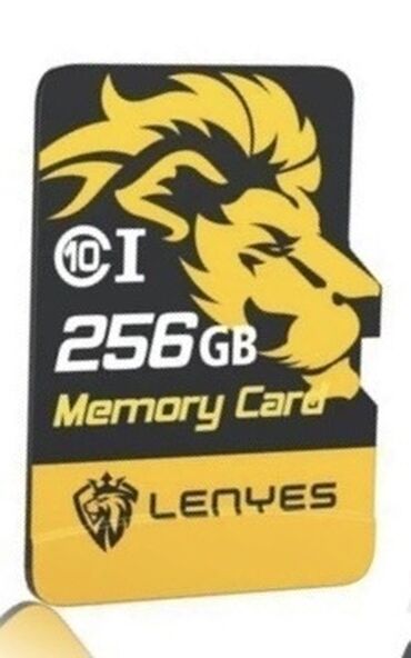 Yaddaş kartları: Lenyes markalı, 256 GB tutumlu yaddaş kartı. Telefonlar və planşetlər