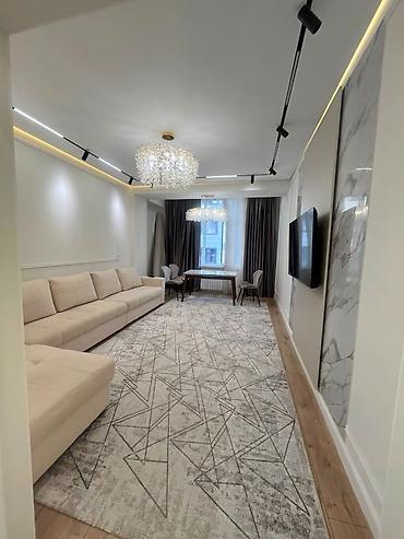 3 комнаты, 103 м², Бишкек Парк ТРЦ Элитка, 7 этаж, Дизайнерский ремонт