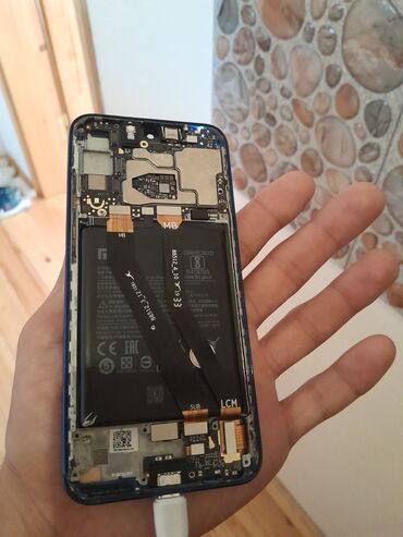 kvadrat nomre: Xiaomi Mi A3, 128 GB, rəng - Mavi, 
 Barmaq izi, İki sim kartlı