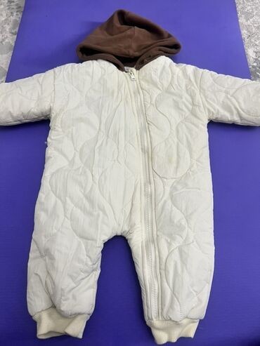 комбинезон для новорожденных зимний: Детский утепленный комбинезон-конверт YICTYM, размер 80. - Цвет