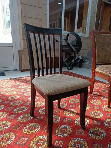 кухонные кресла: Стул для кухни, Дерево, цвет - Коричневый