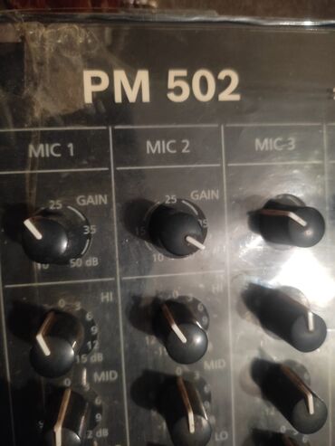 Mikşerlər: Dynacord PM 502 powered mixer - Almaniya istehsalı, Bosch — 9