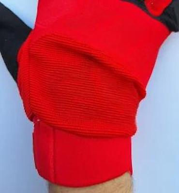 Oprema za bicikliste: FOX MTB/motokros rukavice – crveno/crne - Sportske rukavice za MTB — 19