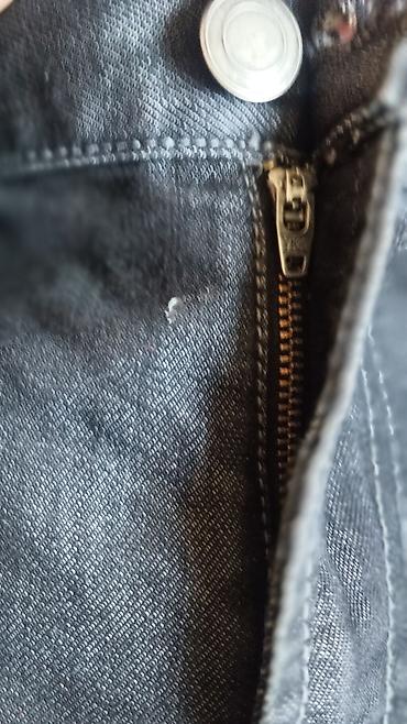 levis muške farmerke: Muške farmerke – crni teksas, klasičan kroj - Materijal: Teksas crne — 8