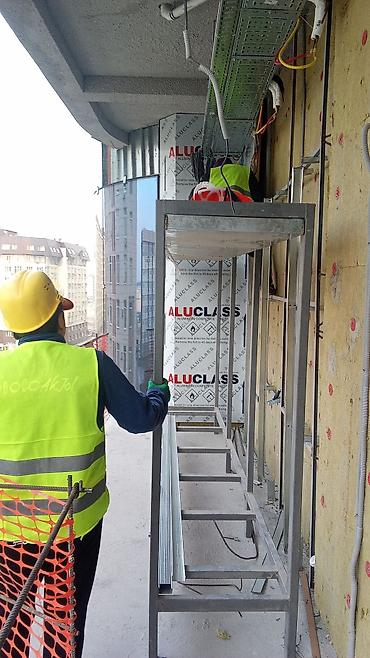 Алюминиевые композитные панели (Алюкобонд): Синий, Дерево, Новый, Установка, Гарантия, Бесплатный выезд — 14