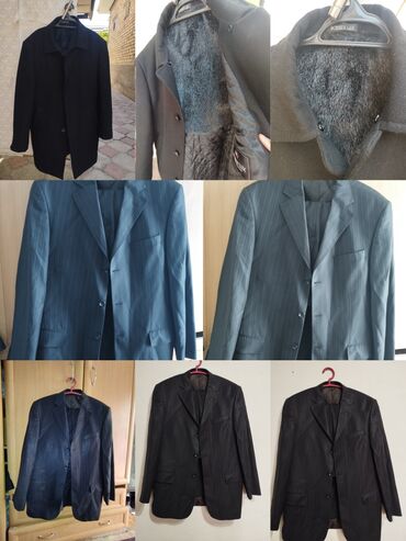мужские польта: Зимнее пальто, и костюмы Пальто размер (50-52) Костюмы размеры