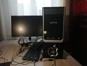 компьютер системный блок: Компьютер, ядролор - 2, ОЭТ 4 ГБ, Жумуш, окуу үчүн, Колдонулган, Intel Pentium, AMD Radeon 530 / 535, HDD