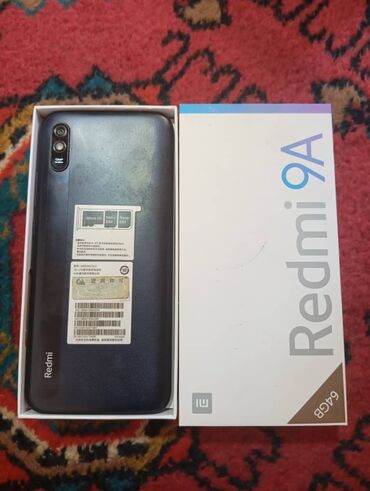 Redmi: Redmi, Redmi 9A, Б/у, 64 ГБ, цвет - Черный