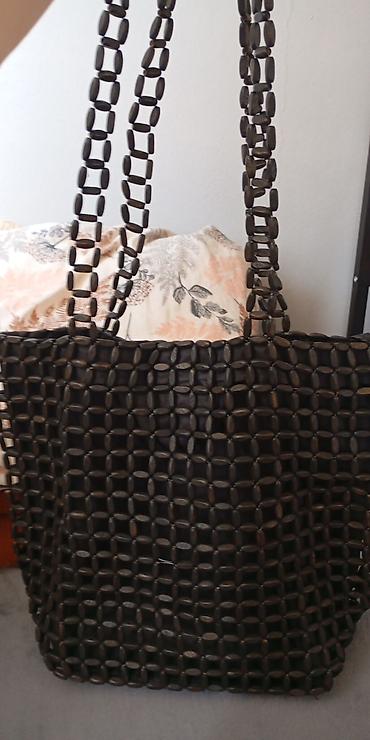 Torbe: Ženska torba preko ramena – crna - Materijal: veštačka koža sa — 6