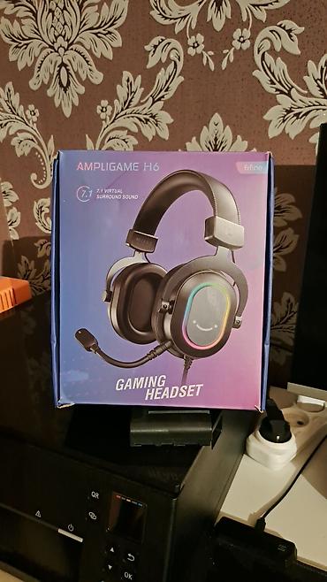 razer blackshark v2 x: FIFINE AmpliGame H6 oyun qulaqlığı - 7.1 Virtual Surround Sound – — 1