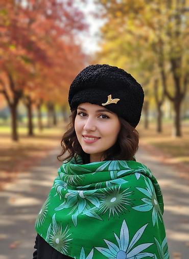 Шапка, Беретка, Каракуль, Зима