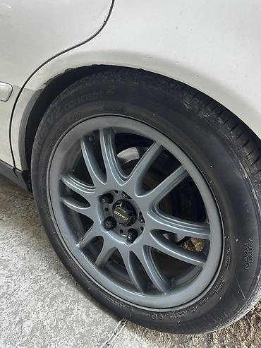 diski kg: Литые диски с шинами Hankook Шины в хорошем состоянии, лето 215/55/17 — 2