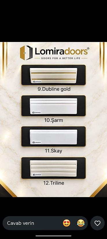 plasmas plintus: MDF plintus və dekorativ pervazlar - Material: sıxlıqlı MDF - Tətbiq — 8