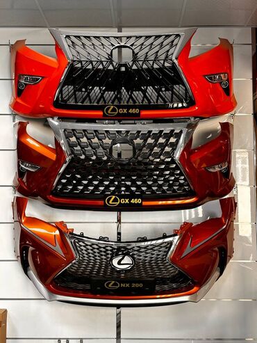 полировка пластика: Алдыңкы Бампер Lexus 2022 г., Жаңы, Оригинал