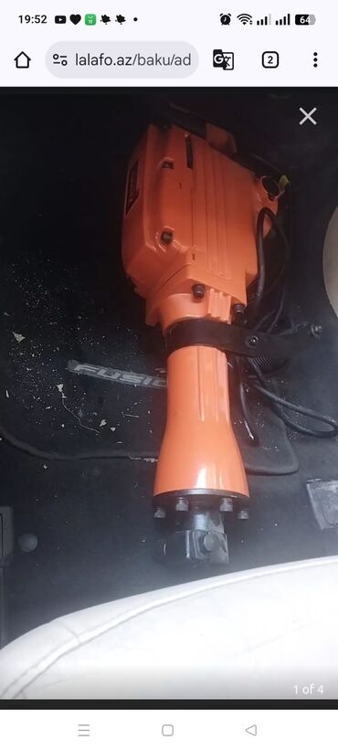 kreditle aboylar: Sənaye tipli elektrikli beton/qaya qırıcı (perforator/jackhammer) –