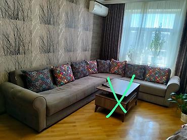 Digər mebel: Divan satılır 350 azn. Acilir baza var. Olcu 3.20/2.50. Unvan — 1