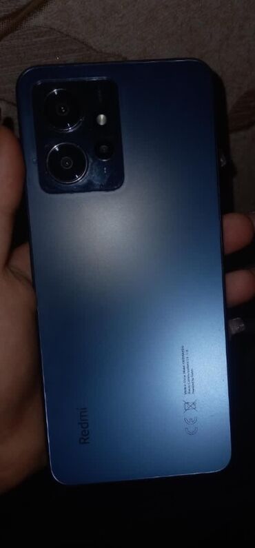 işləmiş xaladenik: Redmi Note 12, 128 GB, rəng - Göy, Barmaq izi, İki sim kartlı