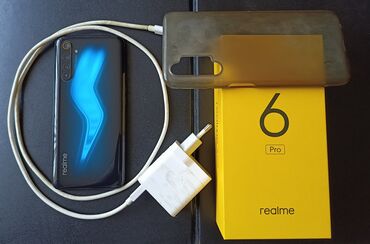 ipohne 6: Realme 6 Pro, 128 ГБ, цвет - Синий, Сенсорный, Отпечаток пальца, Две SIM карты