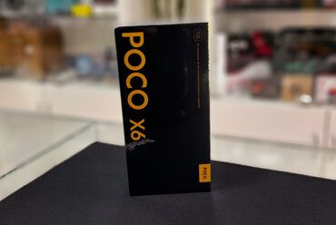 nokia x6: Poco X6, 256 GB, rəng - Qara