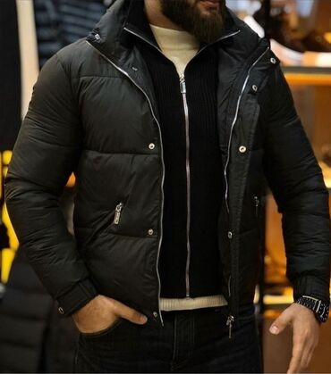 куртка zara: Куртка XL (EU 42), цвет - Черный