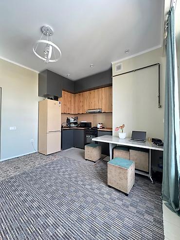 Продажа квартир: 1 комната, 41 м², Пишпек Элитка, 13 этаж, Свежий ремонт — 3