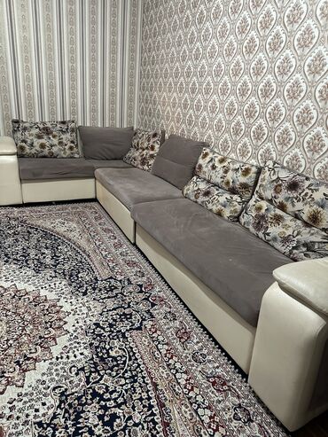 ковры в рассрочку бишкек: Модульный диван, цвет - Бежевый, Б/у