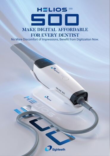 зубной техник: Интраоральный сканер Helios 500 Высокая точность – среднее отклонение