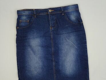 czerwone spódnice jeansowe: Denim, Women`s skirt, size S