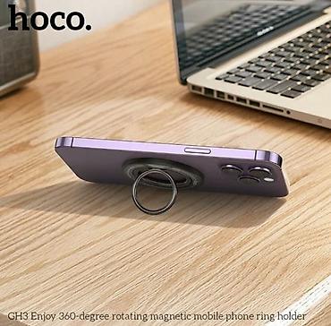 type c lightning: Кольцо держатель Hoco GH3 Enjoy - это аксессуар, который сочетает в — 1