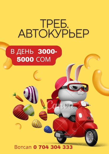 курьер намба: В курьерскую службу Требуются курьеры на авто, мото и вело! Оплата