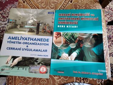 davul satisi: Cərrahi və tibbi kitablar (ikisi birlikdə satılır)