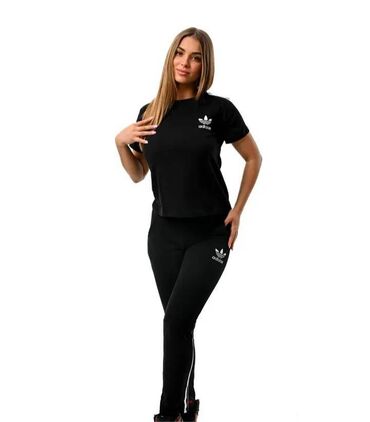 Gornji i donji deo: Adidas ženski komplet Novo Pamuk Veličine s m l xl 2xl fb Moja — 6