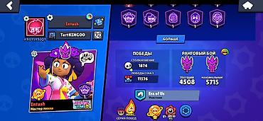 Другие игры и приставки: Аккаунт Brawl Stars - Трофеи: 76 065 - Ранг славы: III - Уровень — 9