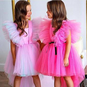 Платья: 5-6 yaş moda evinde 50 manata tikilib istifade olunmayıb — 1