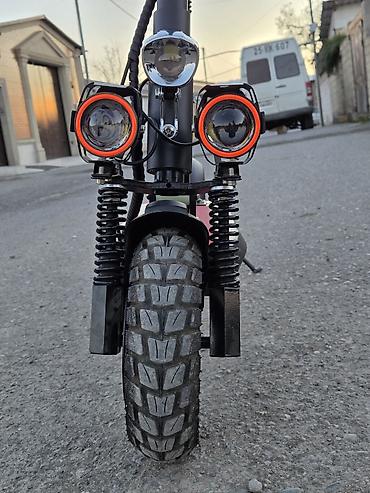 velosibet type 1: Elektrik skuter – oturacaqlı, güclü işıqlanmalı, iri təkərli model - — 8